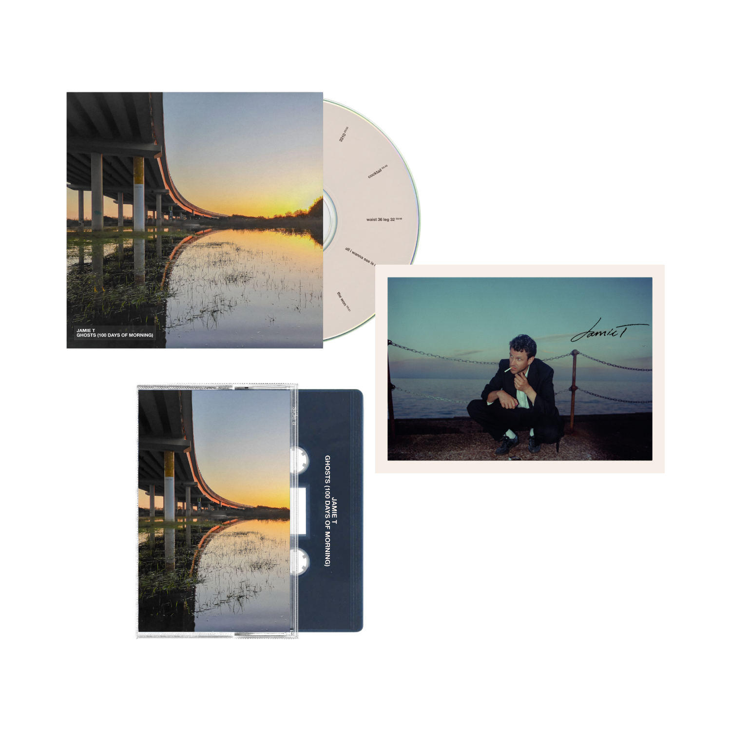 Ghosts (100 Days of Morning) CD & Cassette Bundle