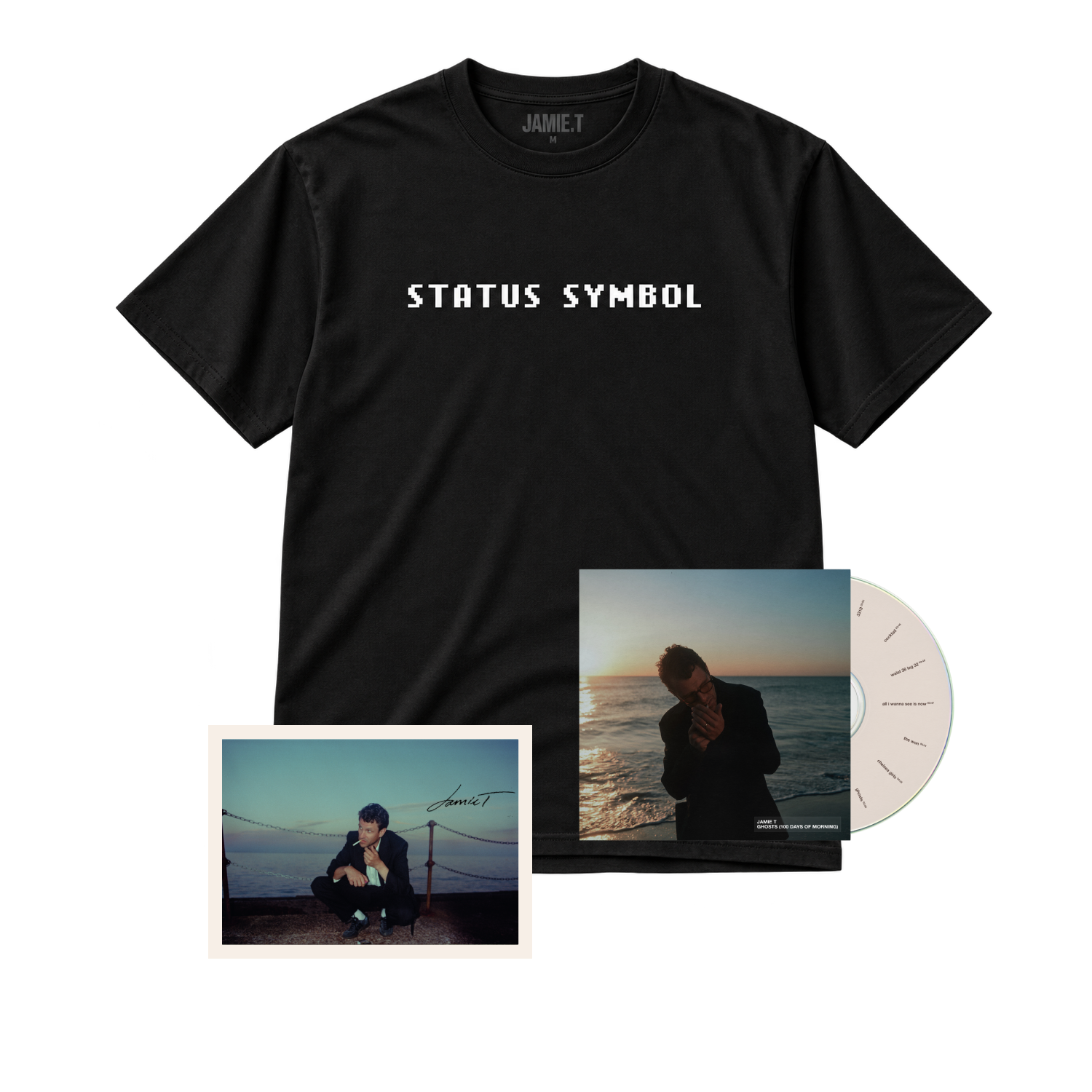 Ghosts (100 Days of Morning) Deluxe CD & T-Shirt Bundle