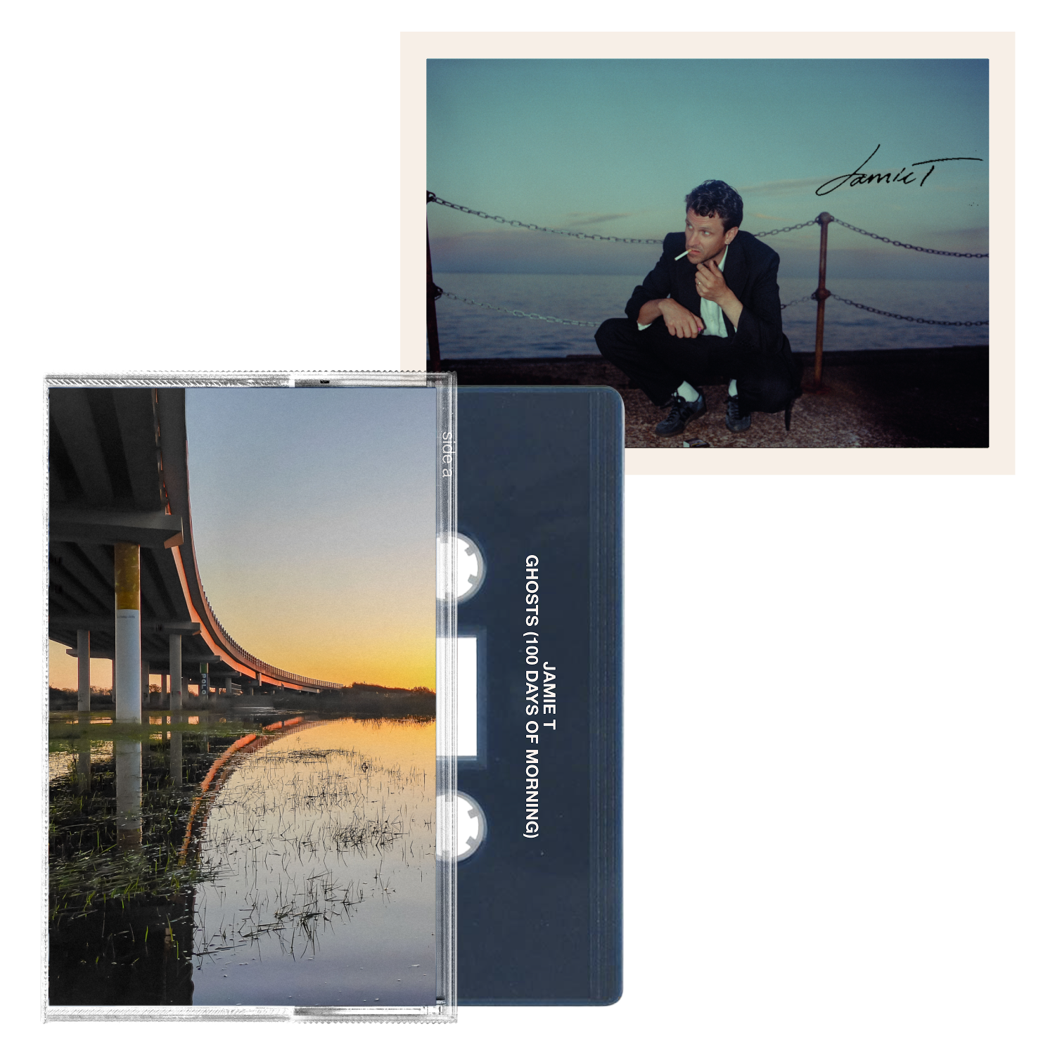Ghosts (100 Days of Morning) Cassette & Signed Postcard