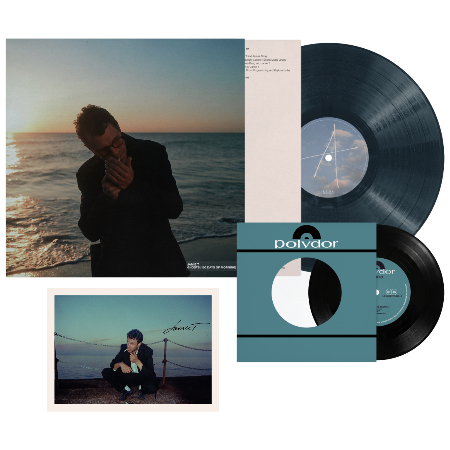 Ghosts (100 Days of Morning) Alternative Artwork LP & Bonus 7" & Signed Postcard