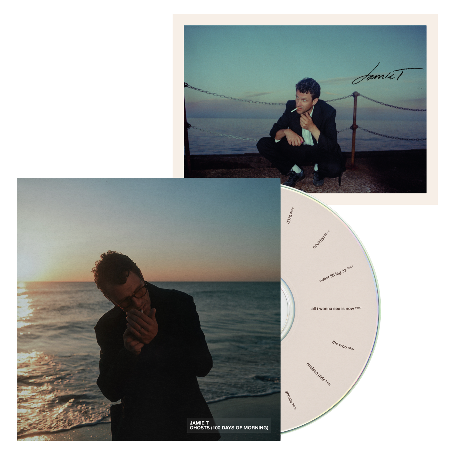 Ghosts (100 Days of Morning) Deluxe CD & Signed Postcard