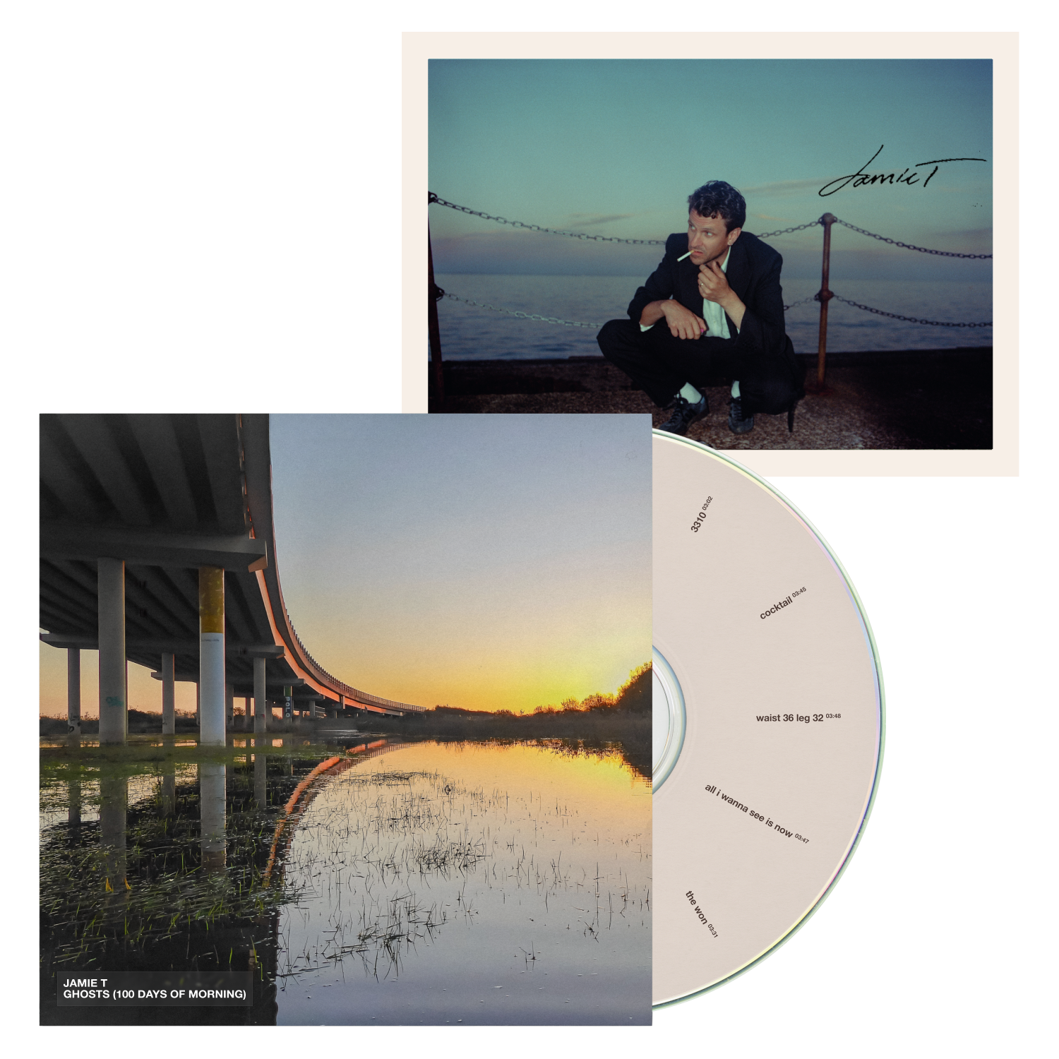 Ghosts (100 Days of Morning) CD & Signed Postcard